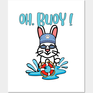 Oh Buoy - rabbit Posters and Art